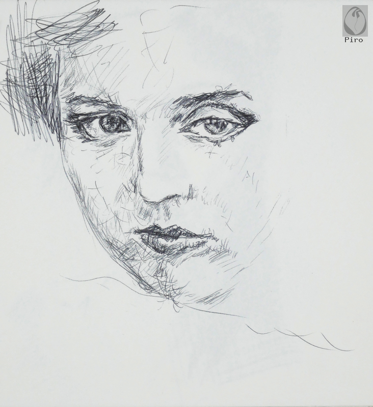 drawing - disegno al tratto di Piro